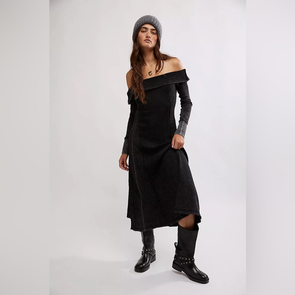 Free People Monty Midi Dress S - Picture 3 of 4